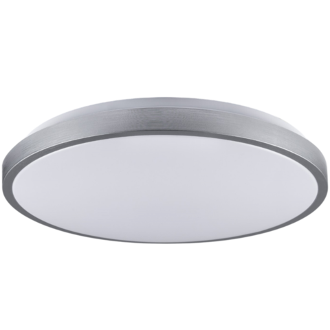 Потолочный светильник RING матовый 30W 395*60мм 4000К серебряный