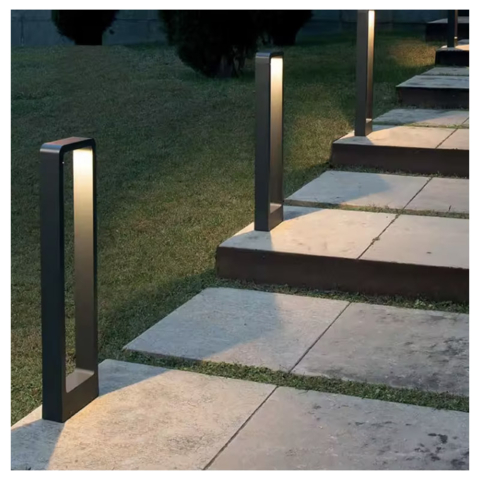 Ландшафтний чорний світильник 60х16 см