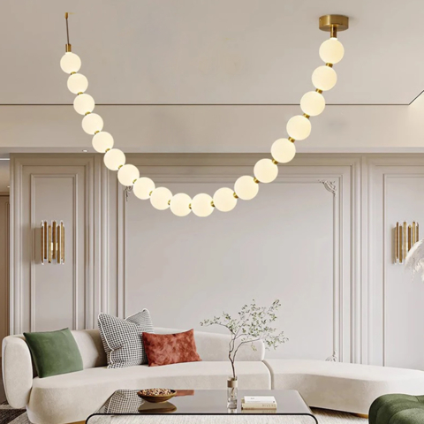 Люстра із серії Perla на 19 кульок Ø 15 см 330 см 3 світлових режими
