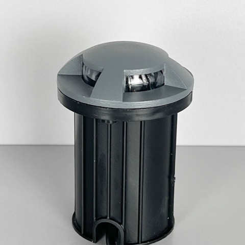 Тротуарний світильник Ø 10,5х10,5 см 1,4 Вт 3000K 4-стороннє світло