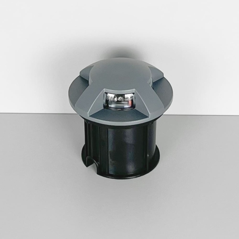 Тротуарний світильник Ø 6,5х9,2 см 3 Вт 3000K 4-стороннє світло