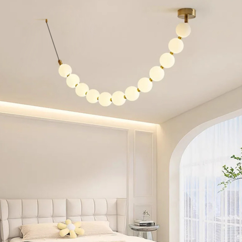 Люстра із серії Perla на 12 кульок Ø 15 см 210 см 3 світлових режими