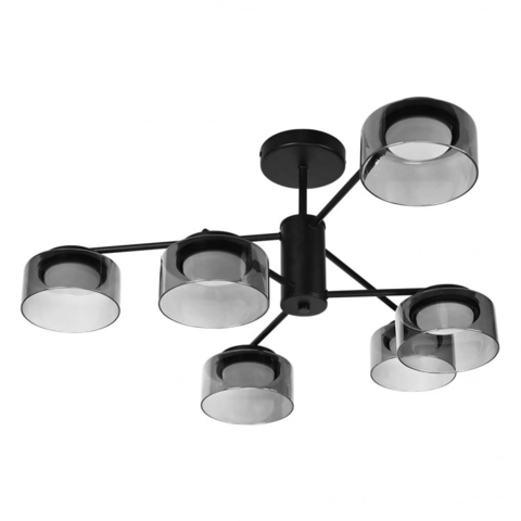 Світильник стельовий Ardero під лампу чорний 672*627*320 мм