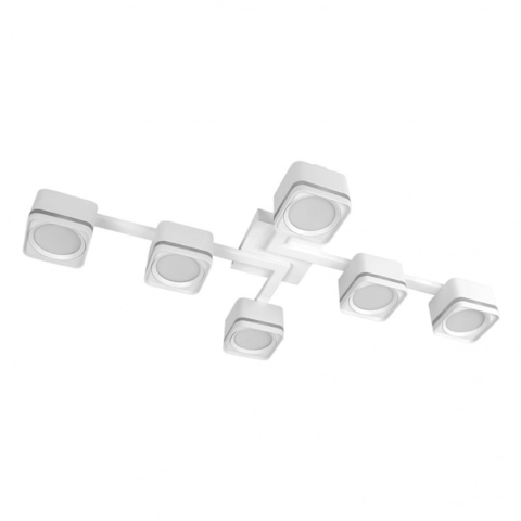 Світильник стельовий Ardero білий на 6 ламп 747*400*106 мм