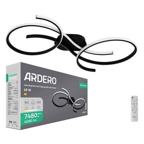 Светодиодный светильник Ardero FORCE L 68Вт черный