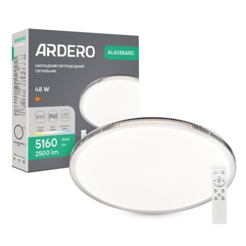 Світлодіодний накладний світильник Ardero MODA 48Вт білий