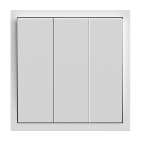 Вимикач 3-клавішний Ardero Soft механізм 10А білий