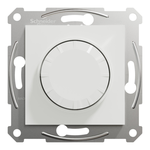 Светорегулятор Asfora поворотный LED, RC 3-370 Вт, Белый (без рамки)