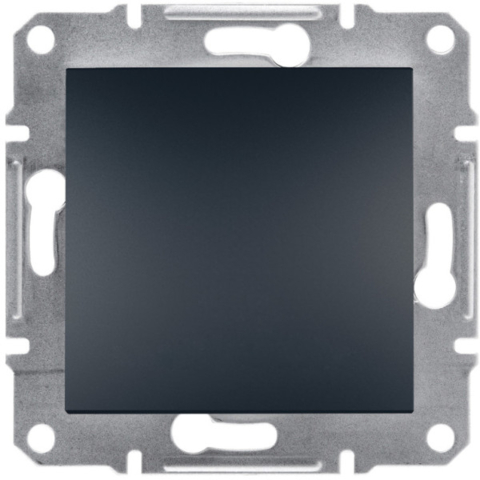 Заглушка Asfora, Антрацит (без рамки)