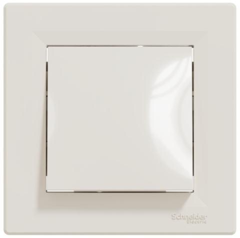 Выключатель Asfora 1-кл перекрестный, Кремовый