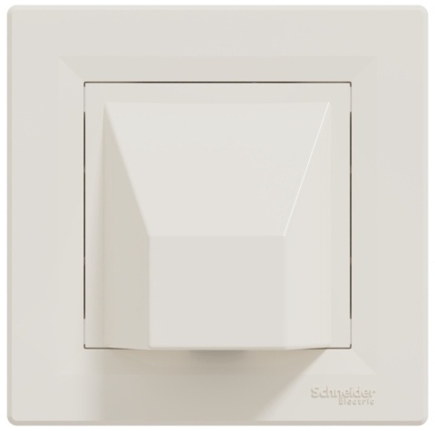 Розетка кабельная Asfora, Кремовая