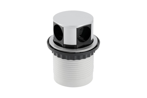 Подовжувач вбудовується в стіл GTV COMFORT, 4xSCHUKO, алюмінієвий, кабель 1.5м