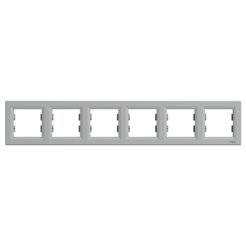 Рамка ASFORA 6-постова горизонтальна, Алюміній