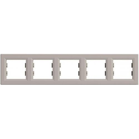 Рамка ASFORA 5-постова горизонтальна, Бронза