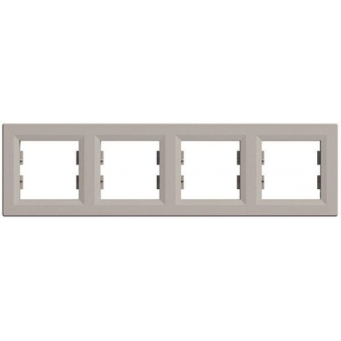 Рамка ASFORA 4-постова горизонтальна, Бронза