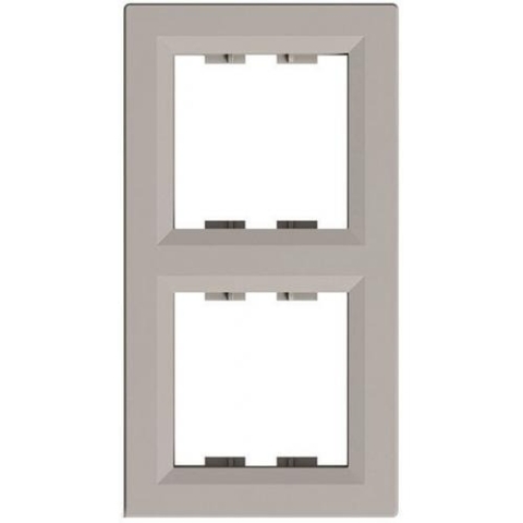 Рамка ASFORA 2-постова вертикальна, Бронза