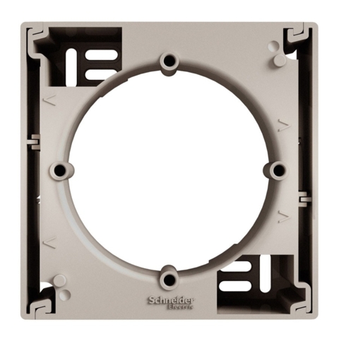 Коробка для зовнішнього монтажу Asfora 1-постова, Бронза