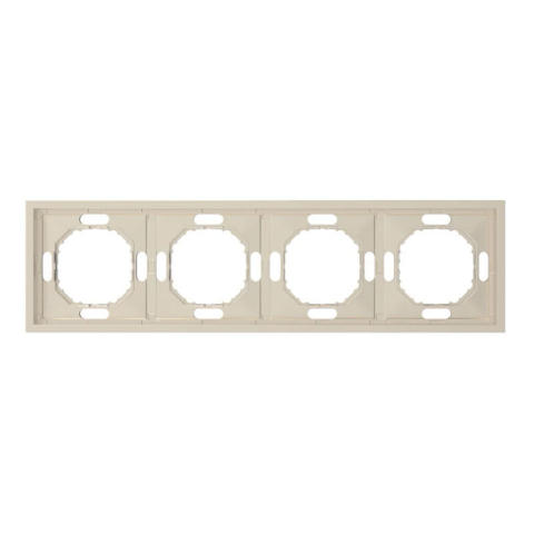 Рамка 4-местная Ardero Soft 295х82х9,5 мм шампань