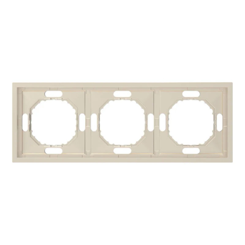 Рамка 3-местная Ardero Soft 224х82х9,5 мм шампань