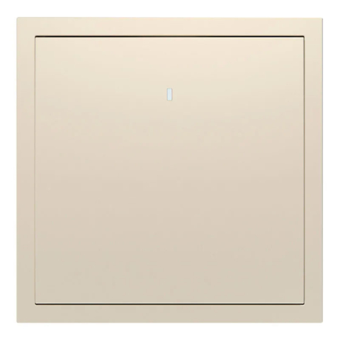 Выключатель 1-клавишный с подсветкой Ardero Soft механизм 10А шампань