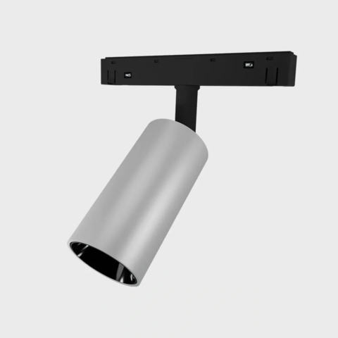 Трековий світильник RAYFOR MT Nano Focus 12 срібний 12W 1020Lm 30-40-50К 48V WiFi