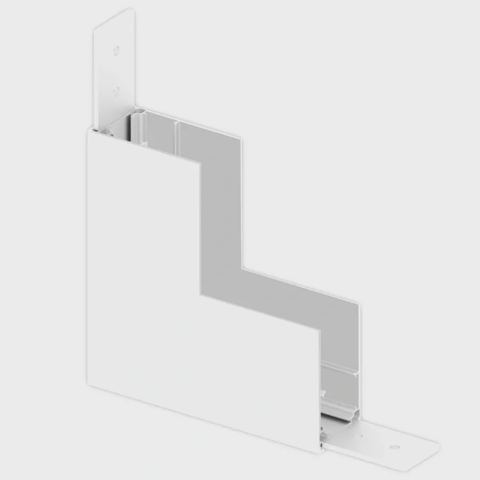 З'єднувач RAYFOR MT-O Corner V білий кутовий (вертикальний)