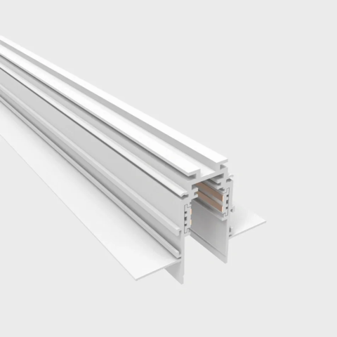 Шинопровід магнітний RAYFOR MT-G Rail білий врізний 2м під гіпсокартон 12мм