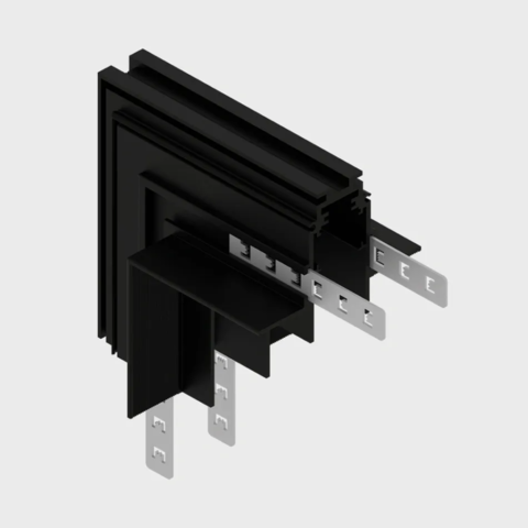 З'єднувач RAYFOR MT-G Corner V чорний кутовий (вертикальний)