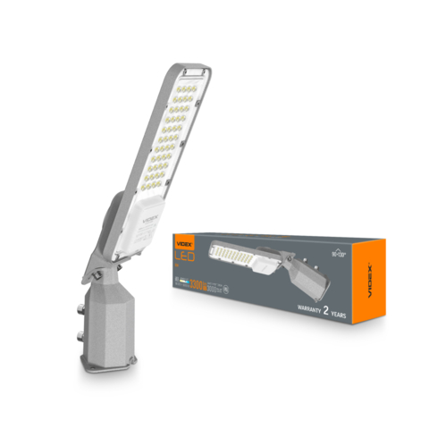 LED фонарь уличный VIDEX IP65 SLE17 30W 3300Lm 5000K 220V 40,9х10,6х8,3 см