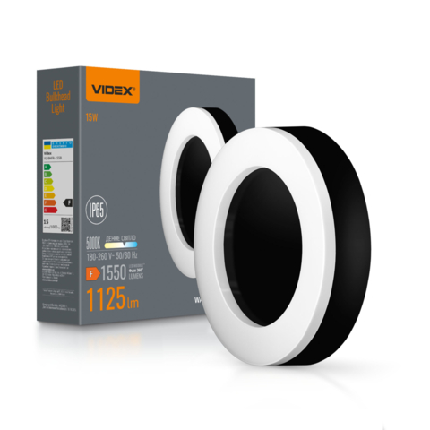 LED светильник ART IP65 круглый VIDEX 15W 5000K Black