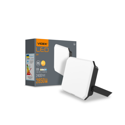 LED прожектор VIDEX F3 30W 5000K 220V Black