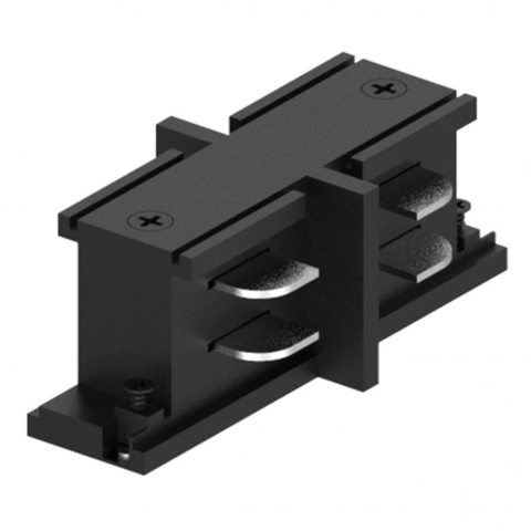 Соединитель прямой Ardero для трехфазного шинопровода черный