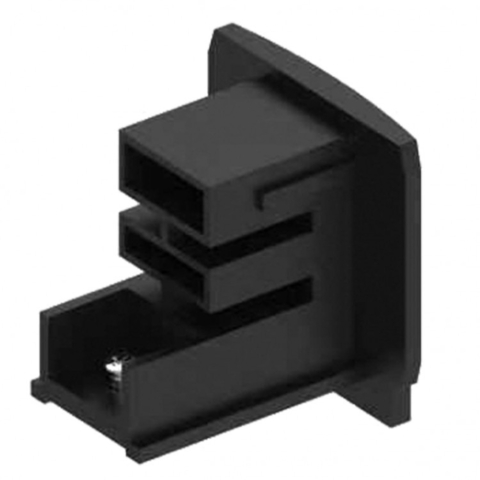 Заглушка Ardero для трехфазного шинопровода черный