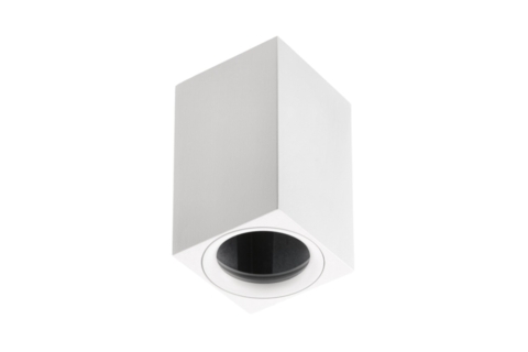 Потолочный светильник TIPO, GU10, 60x60x100, IP20, max 50W, квадратный, белый