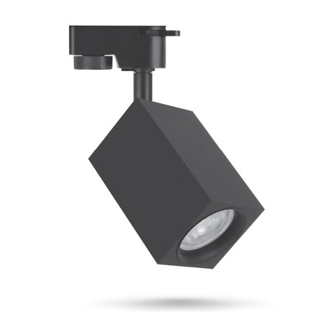 Лаконичный трековый светильник в черном корпусе