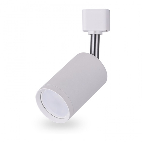 Современный трековый светильник в белом корпусе