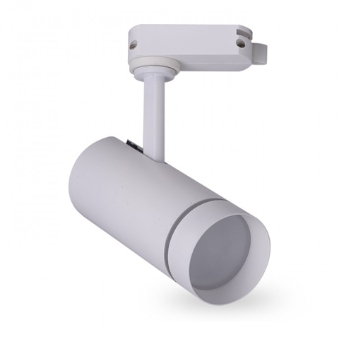 Мінімалістичний світлодіодний трековий світильник в білому корпусі