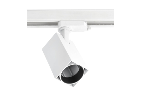 Светильник трековый 1-фазовый LIMA, GU10, макс. 20 Вт, AC220-240V, IP20, квадратный, белый