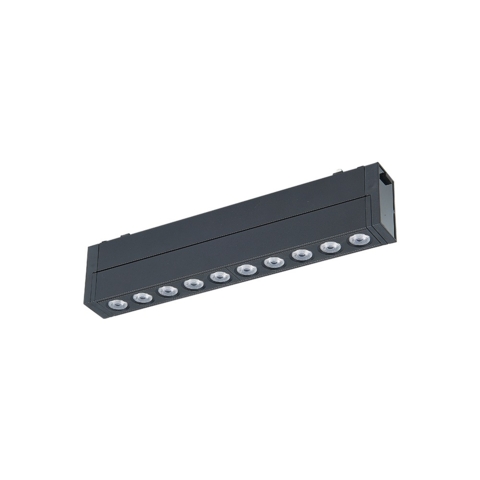Светильник трековый магнитный Violux UST-GR 12W 960Lm 4000К 48V черный
