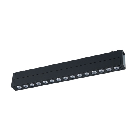 Светильник трековый магнитный Violux UST-GR 18W 1440Lm 4000К 48V черный