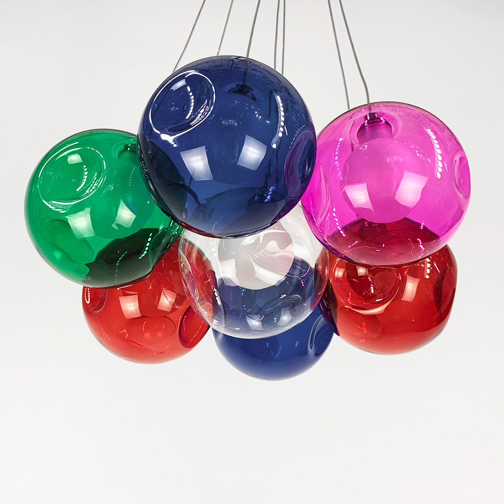 Яскравий світильник Восса Multicolor на 7 кольорових плафонів