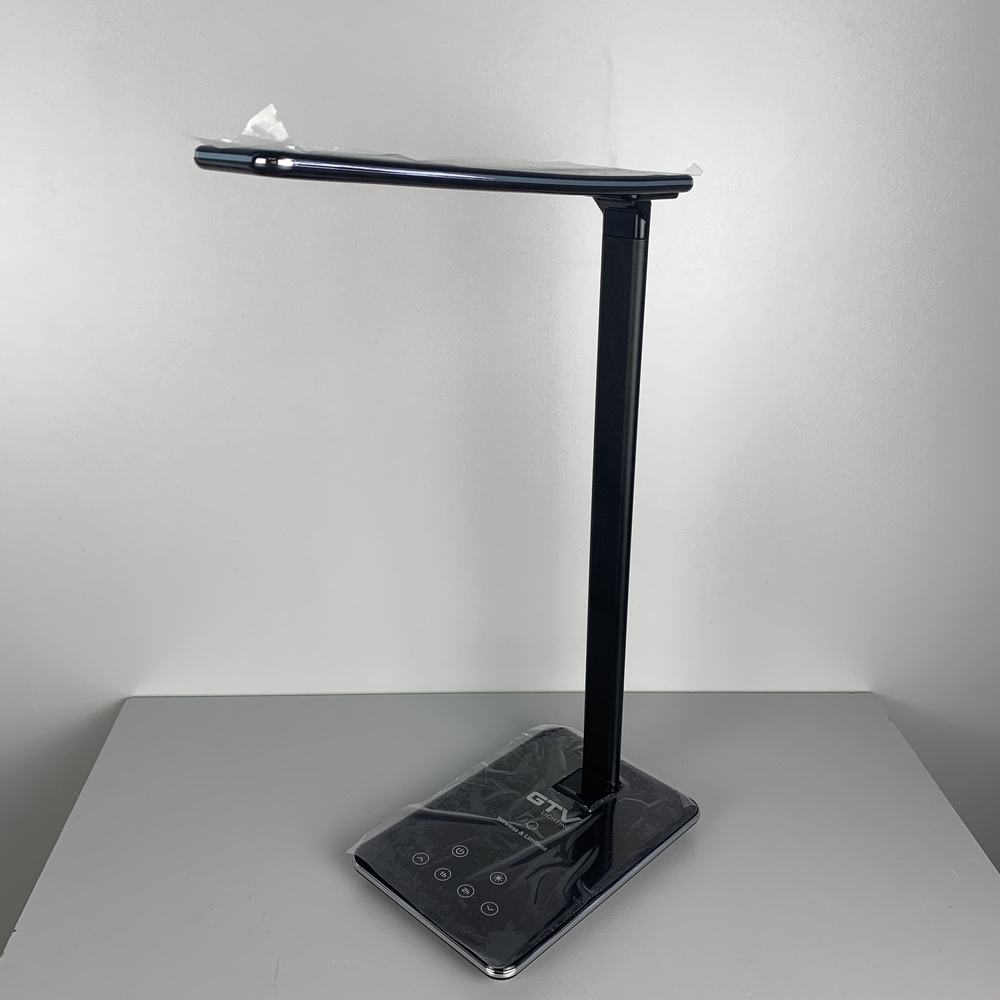 Лампа з індукційною зарядкою в чорному кольорі